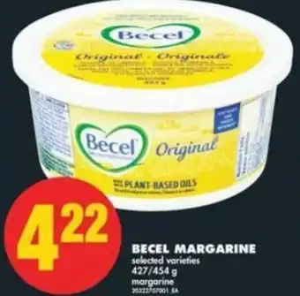 No Frills Becel Margarine 427/454g offer