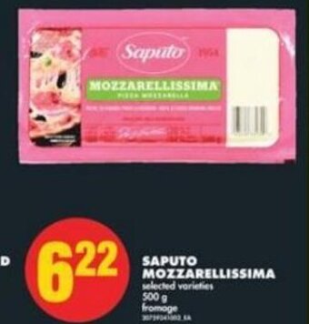 No Frills Saputo Mozzarellissima 500g offer