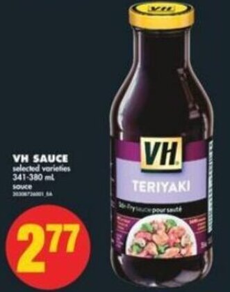 No Frills VH Sauce 341-380 ml offer