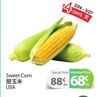 T&T Supermarket Sweet corn offer