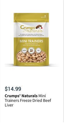 Petvalu Mini trainers freeze dried beef liver offer