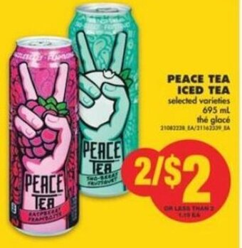 No Frills Peace Tea Iced Tea 695 ml offer