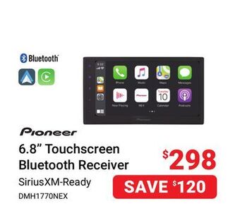 Visions Electronics Pioneer 6.8" touchscreen bluetooth receiver offer