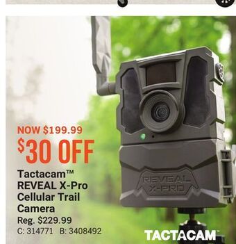 Bass Pro Tactacam™ reveal x-pro cellular trail camera offer