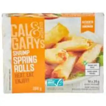 Calgary Co-op Cal & gary's shrimp spring rolls offer