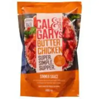 Calgary Co-op Cal & gary's butter chicken simmer sauce offer