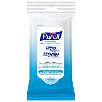 Staples Purell hand sanitizing wipes flow pack offer
