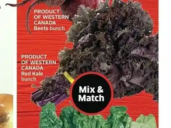 IGA Red Kale Bunch offer
