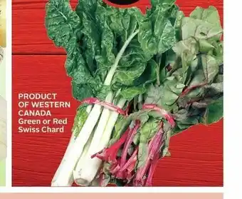 IGA Green or Red Swiss Chard offer