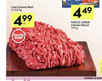 IGA Lean Ground Beef offer