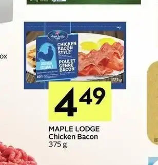 IGA Maple Lodge Chicken Bacon offer