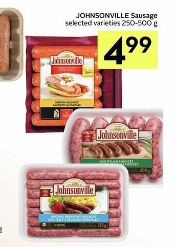 IGA Johnsonville Sausage offer