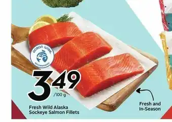 Safeway Fresh Wild Alaska Sockeye Salmon Fillets offer