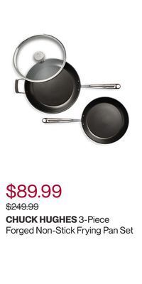 Hudson's Bay 3-piece forged non-stick frying pan set offer