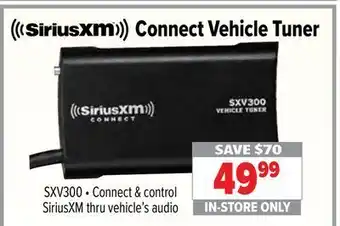 2001 Audio Video Siriusxm connect vehicle turner offer