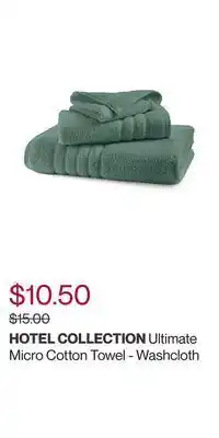 Hudson's Bay Ultimate micro cotton towel - washcloth offer