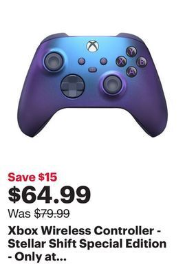 Best Buy Xbox wireless controller - stellar shift special edition - only at best buy offer