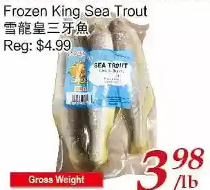 Tone Tai Supermarket Frozen king sea trout offer