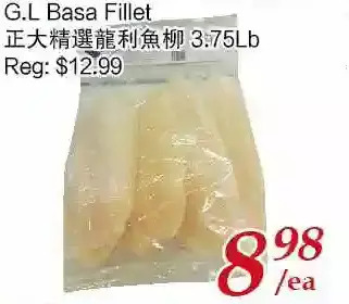 Tone Tai Supermarket G.l basa fillet offer