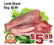 Top Food Supermarket Lamb shank offer