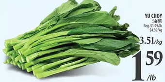 Al Premium Food Mart Yu choy offer