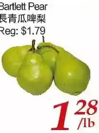 Tone Tai Supermarket Bartlett pear offer