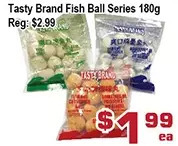 Top Food Supermarket Tasty brand fish ball series offer