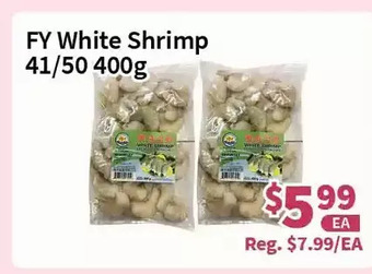 Blue Sky Supermarket Fy white shrimp offer