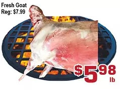 Top Food Supermarket Fresh goat offer