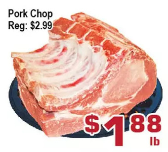 Top Food Supermarket Pork chop offer