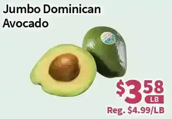 Blue Sky Supermarket Jumbo dominican avocado offer