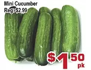Mini cucumber