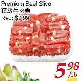 Tone Tai Supermarket Premium beef slice offer