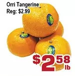 Top Food Supermarket Orri tangerine offer