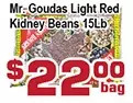 Top Food Supermarket Mr. goudas light red kidney beans offer