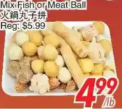 Foody World Mix fish or meat ball offer