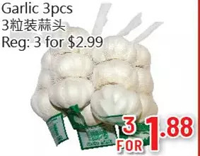 Hong Tai Supermarket Garlic offer