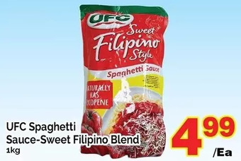 T&T Supermarket Ufc spaghetti sauce-sweet filipino blend offer