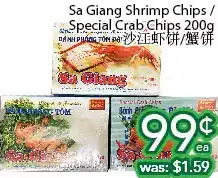 Ample Food Market Sa giang shrimp chips / special crab chips offer