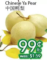 Ample Food Market Chinese ya pear offer