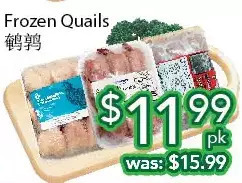 Ample Food Market Frozen quails offer