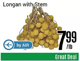 Nations Fresh Foods Longan with stem offer