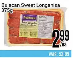 Nations Fresh Foods Bulacan sweet longanisa offer