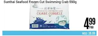 Nations Fresh Foods Sunthai seafood frozen cut swimming crab offer