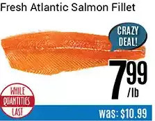 Nations Fresh Foods Fresh atlantic salmon fillet offer