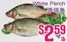 Grant's Foodmart White perch offer