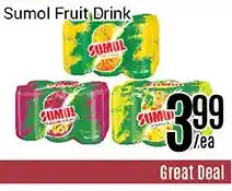 Nations Fresh Foods Sumol fruit drink offer