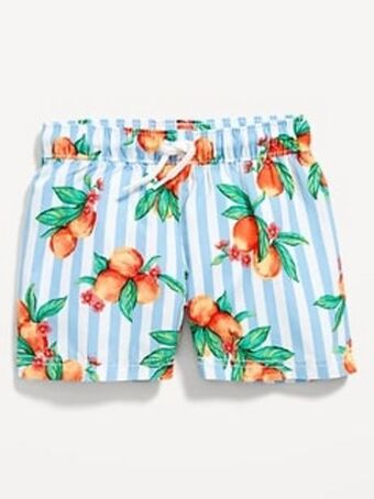 Old Navy Printed swim trunks for baby offer
