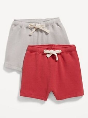 Old Navy 2-pack u-shaped thermal-knit pull-on shorts for baby offer