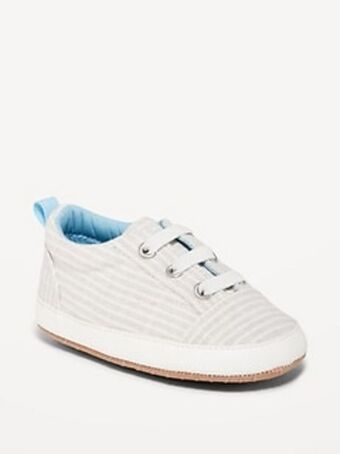 Old Navy Unisex linen-blend slip-on sneakers for baby offer